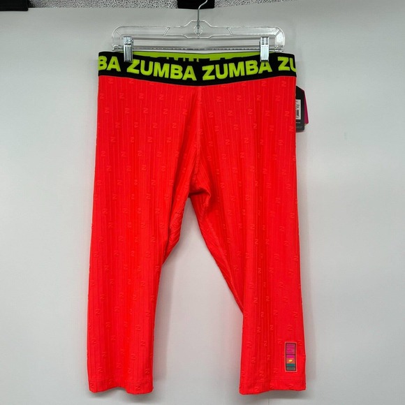 Zumba Fitness Orange Leggings - Picture 2 of 10